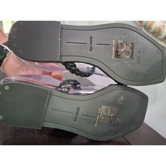 NWOB Doce Vita Iman Black Braided Slide Sandal/Sz. 6 - Picture 7 of 10